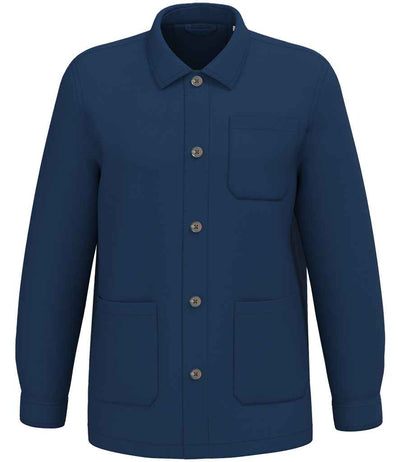 Native Spirit Washed Effect Work Jacket - Washed Indigo
