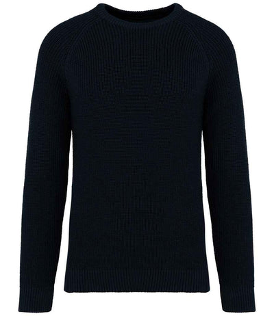 Native Spirit Chunky Knit Sweater - Navy
