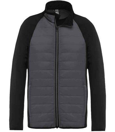 Proact Dual Fabric Sports Jacket - Sporty Grey/Black