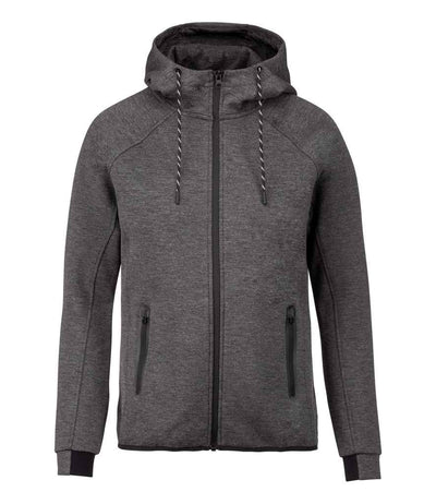 Proact Performance Hooded Jacket - Deep Grey Heather