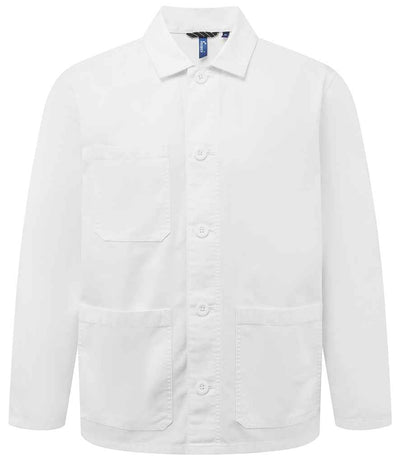Premier Unisex Utility 2.0 Chore Jacket - White