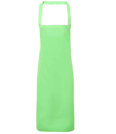 Premier Organic Cotton Bib Apron - Apple Green