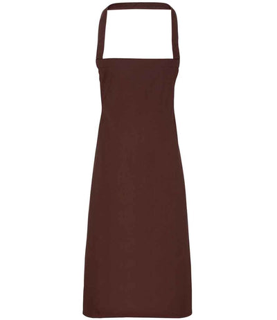 Premier Organic Cotton Bib Apron - Brown