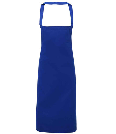 Premier Organic Cotton Bib Apron - Royal Blue