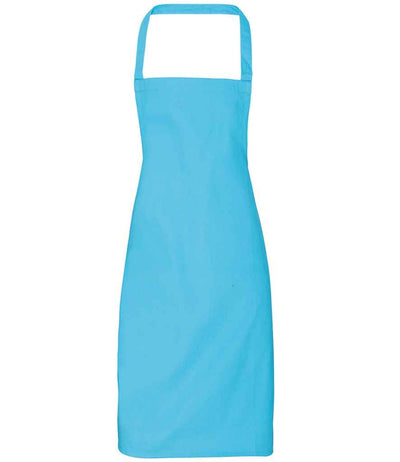 Premier Organic Cotton Bib Apron - Turquoise Blue