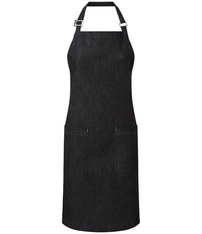 Premier Fairtrade Organic Cotton Denim Bib Apron - Indigo Denim