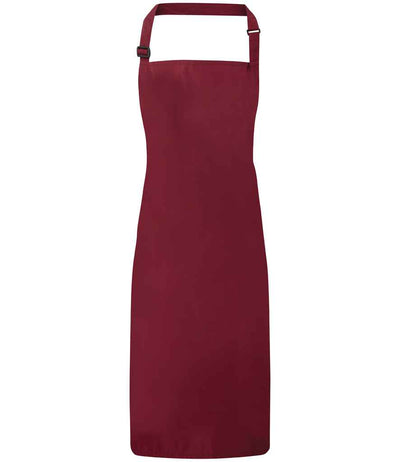 Premier Waterproof Bib Apron - Burgundy
