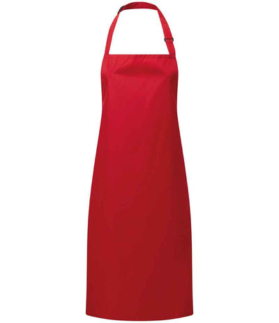 Premier Waterproof Bib Apron - Red