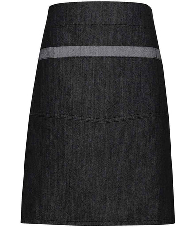 Premier Domain Waist Apron - Black Denim