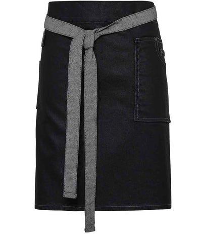 Premier Division Waist Apron - Black Denim