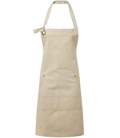 Premier Calibre Heavy Canvas Pocket Apron - Natural