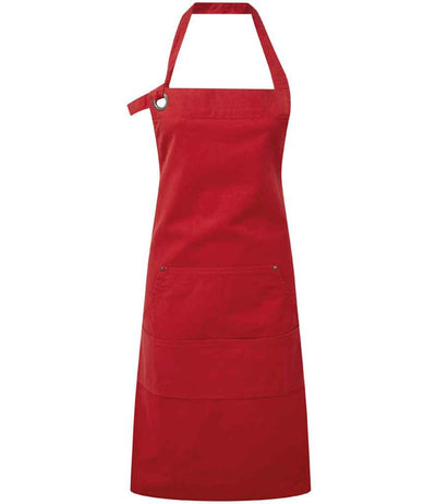 Premier Calibre Heavy Canvas Pocket Apron - Red