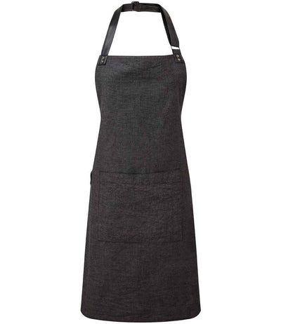 Premier Annex Oxford Bib Apron - Black