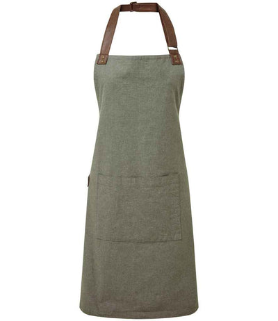 Premier Annex Oxford Bib Apron - Moss