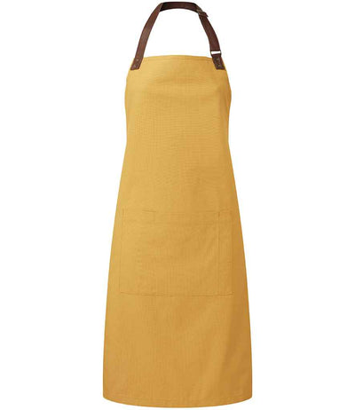 Premier Annex Oxford Bib Apron - Mustard