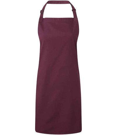 Premier 'Colours' Bib Apron - Aubergine