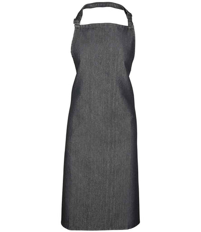Premier 'Colours' Bib Apron - Black Denim