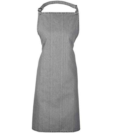 Premier 'Colours' Bib Apron - Grey Denim