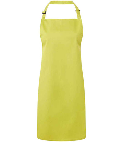 Premier 'Colours' Bib Apron - Lime Green