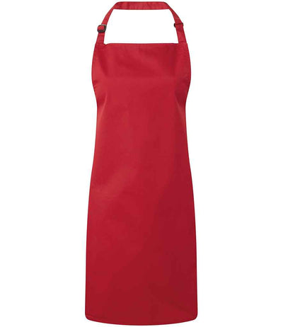 Premier 'Colours' Bib Apron - Red