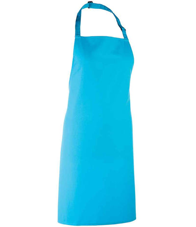 Premier 'Colours' Bib Apron - Turquoise Blue