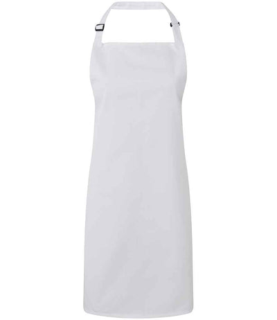 Premier 'Colours' Bib Apron - White