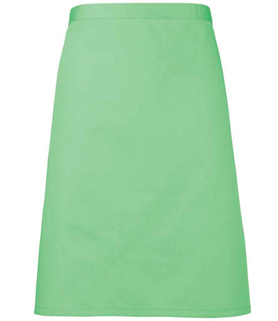 Premier 'Colours' Mid Length Apron - Apple Green
