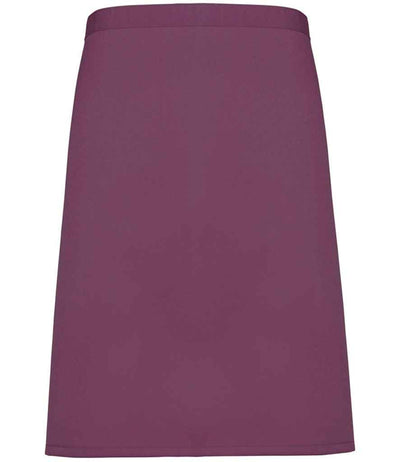 Premier 'Colours' Mid Length Apron - Aubergine