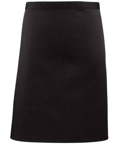 Premier 'Colours' Mid Length Apron - Black