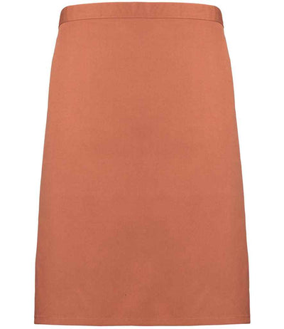 Premier 'Colours' Mid Length Apron - Chestnut