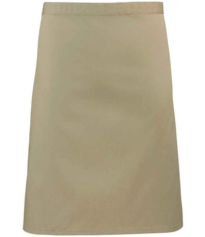 Premier 'Colours' Mid Length Apron - Khaki