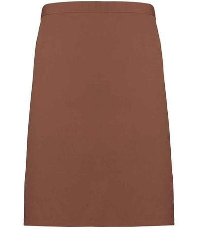 Premier 'Colours' Mid Length Apron - Mocha