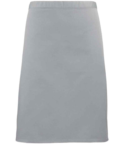 Premier 'Colours' Mid Length Apron - Silver