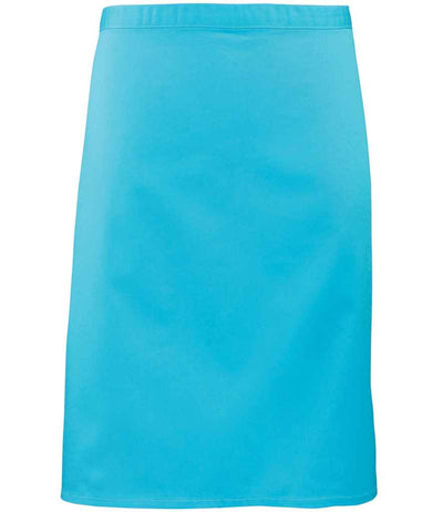 Premier 'Colours' Mid Length Apron - Turquoise Blue
