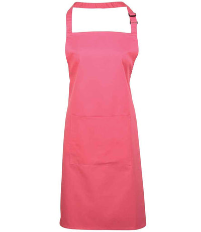 Premier 'Colours' Bib Apron with Pocket - Fuchsia