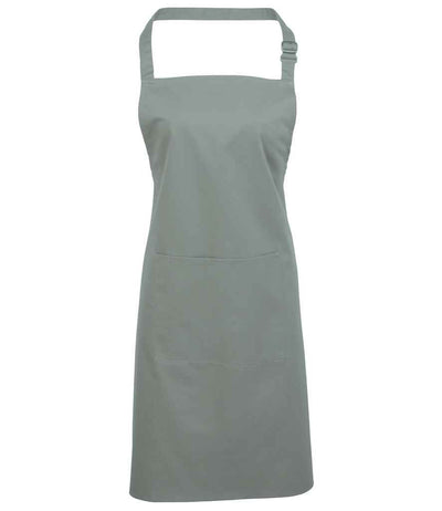 Premier 'Colours' Bib Apron with Pocket - Sage