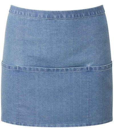 Premier 'Colours' 3 Pocket Apron - Blue Denim