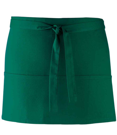 Premier 'Colours' 3 Pocket Apron - Bottle Green
