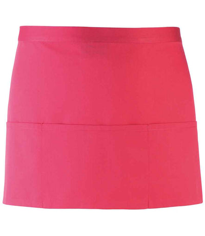 Premier 'Colours' 3 Pocket Apron - Hot Pink