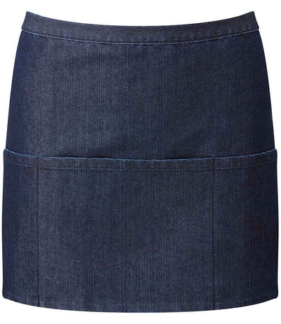 Premier 'Colours' 3 Pocket Apron - Indigo Denim