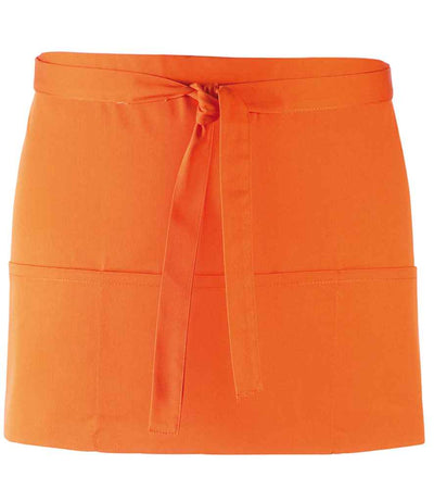 Premier 'Colours' 3 Pocket Apron - Orange
