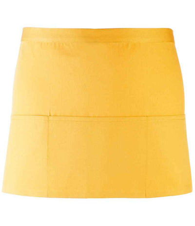 Premier 'Colours' 3 Pocket Apron - Sunflower
