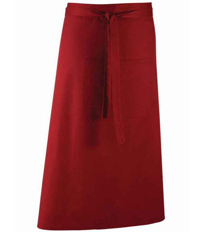 Premier 'Colours' Bar Apron - Burgundy