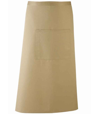 Premier 'Colours' Bar Apron - Khaki