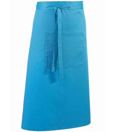 Premier 'Colours' Bar Apron - Turquoise Blue