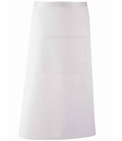 Premier 'Colours' Bar Apron - White
