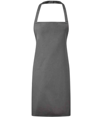 Premier Essential Bib Apron - Dark Grey