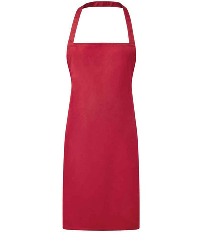 Premier Essential Bib Apron - Red
