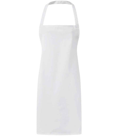 Premier Essential Bib Apron - White