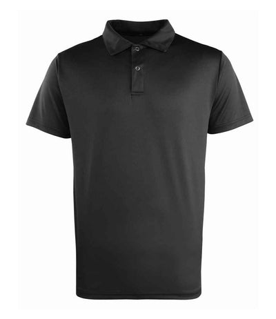 Premier Coolchecker® Stud Piqué Polo Shirt - Black